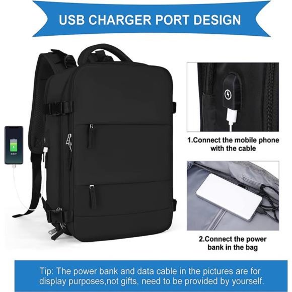 Large Travel Backpack For Women Men Carry On Backpack Hiking Backpack Waterproof main image 4